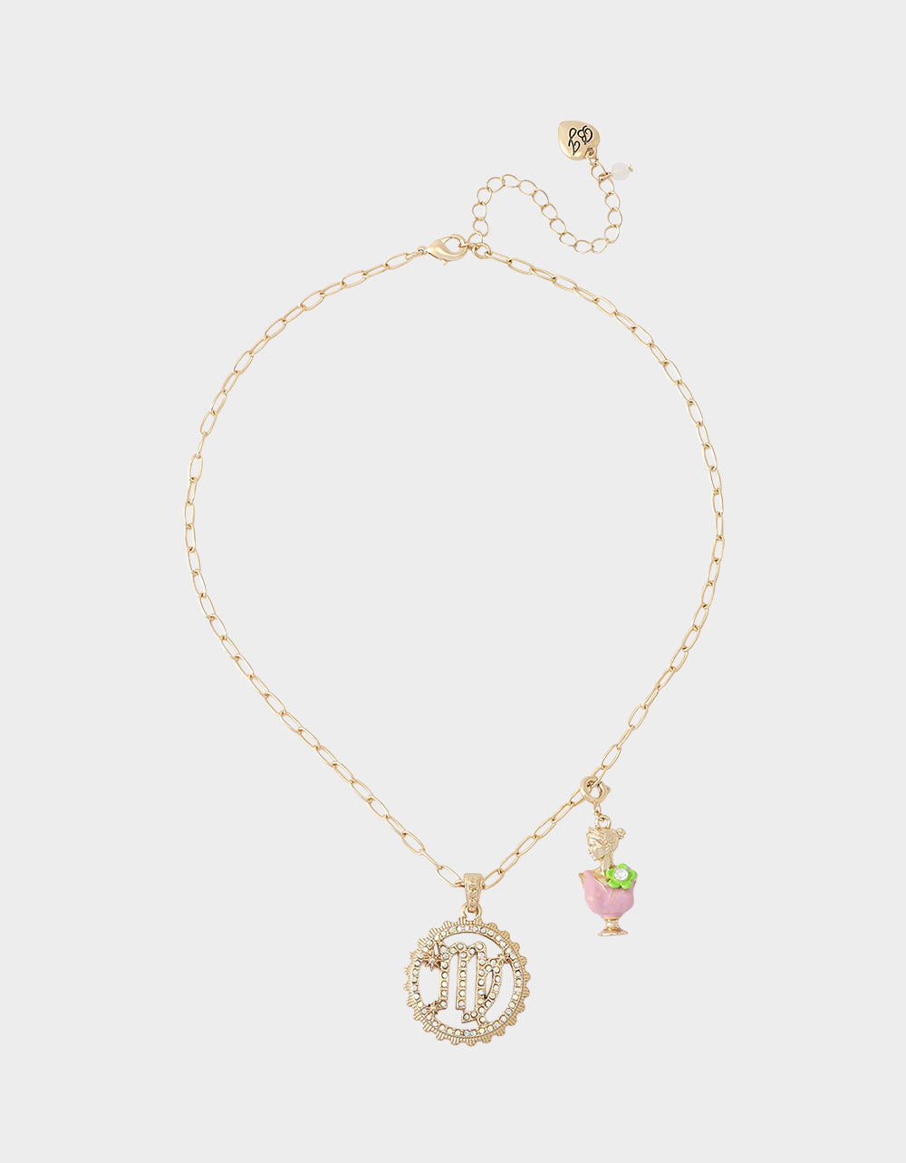 VIRGO CHARM PENDANT PINK - Image 5