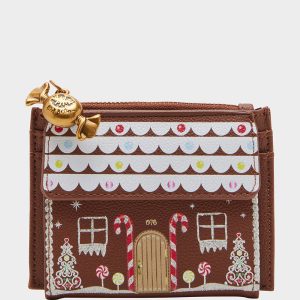 KITSCH GINGERBREAD BIFOLD WALLET BROWN