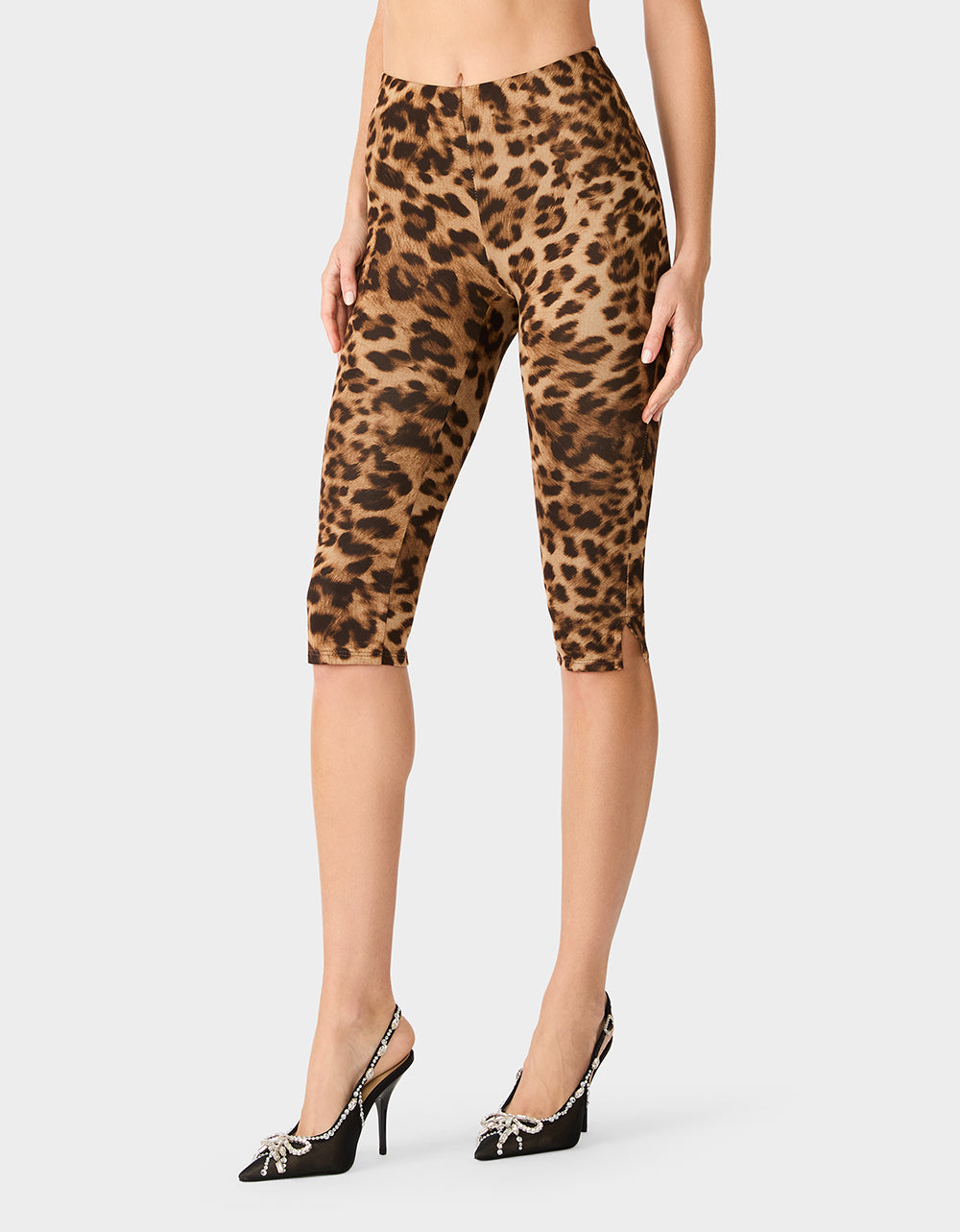 PURRFECT CAPRI PANTS BROWN - Image 4