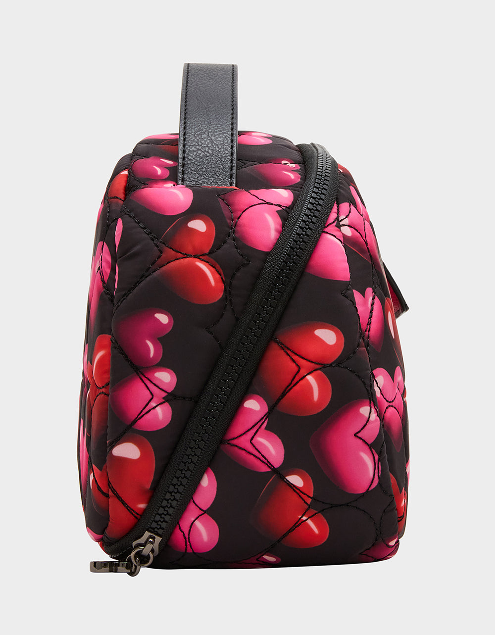 LOAF COSMETIC CASE WITH MIRROR BLACK/MULTI - Image 4